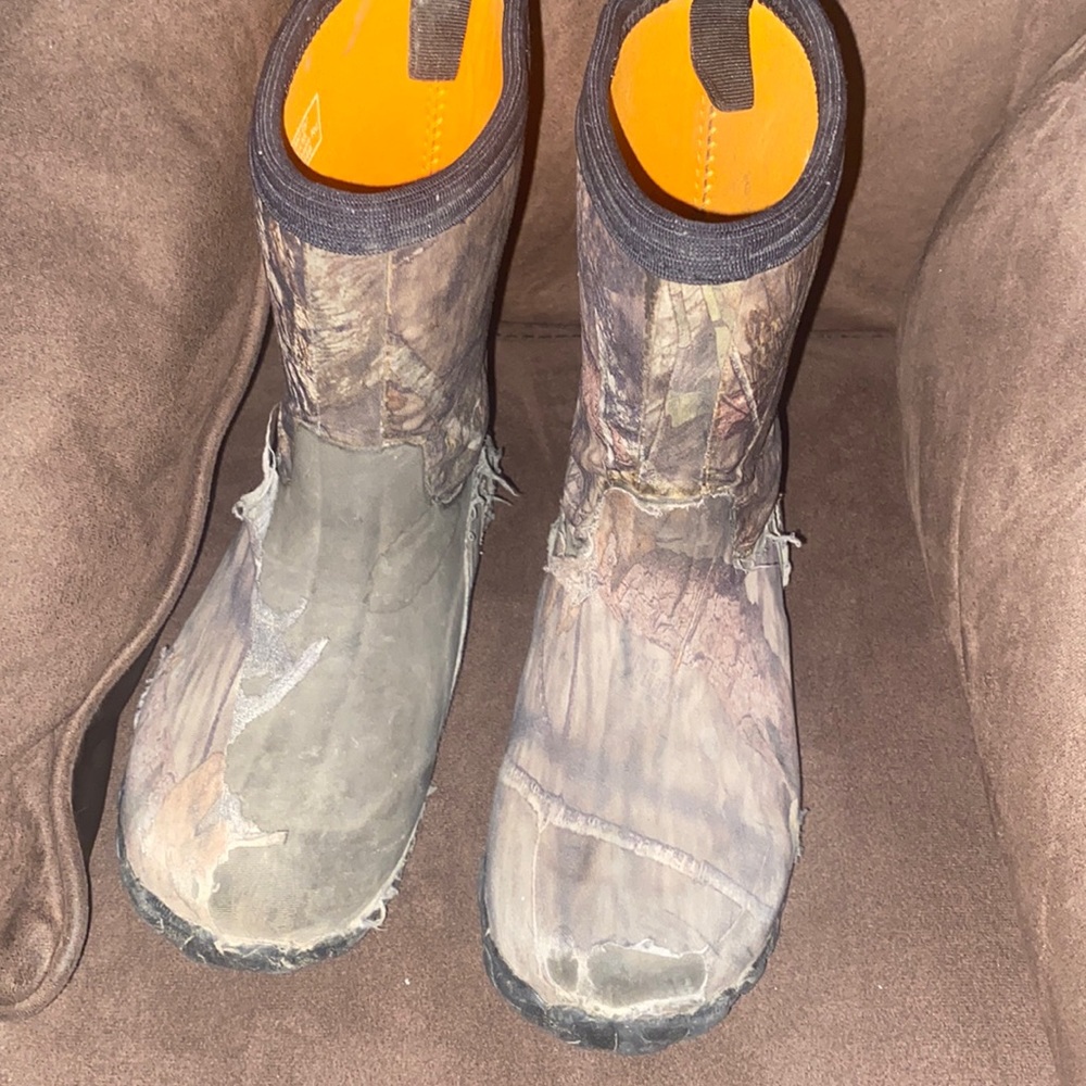 Boy's camouflage GAME WINNER insulated hunting boots